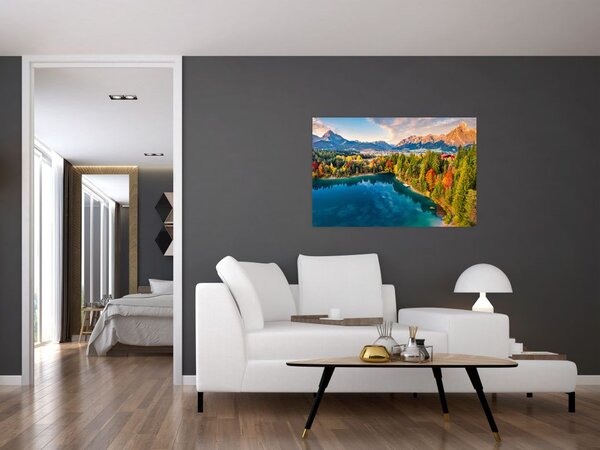 Slika - Uriško jezero, Avstrija (90x60 cm)