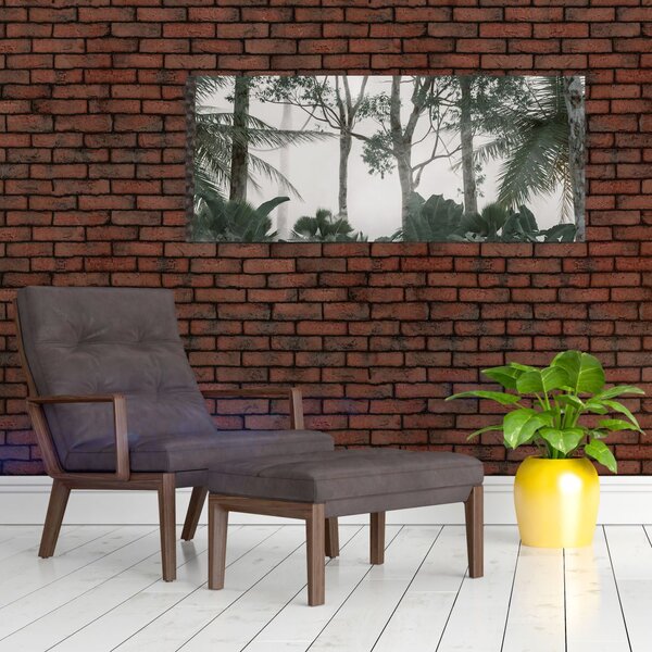 Slika - Džungla v jutranji megli (120x50 cm)