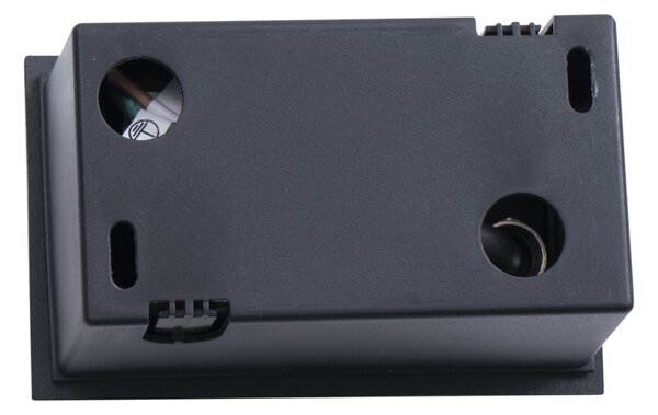 Moderna ugradbena zidna svjetiljka crna 11,5 cm uklj. LED IP65 - Trem