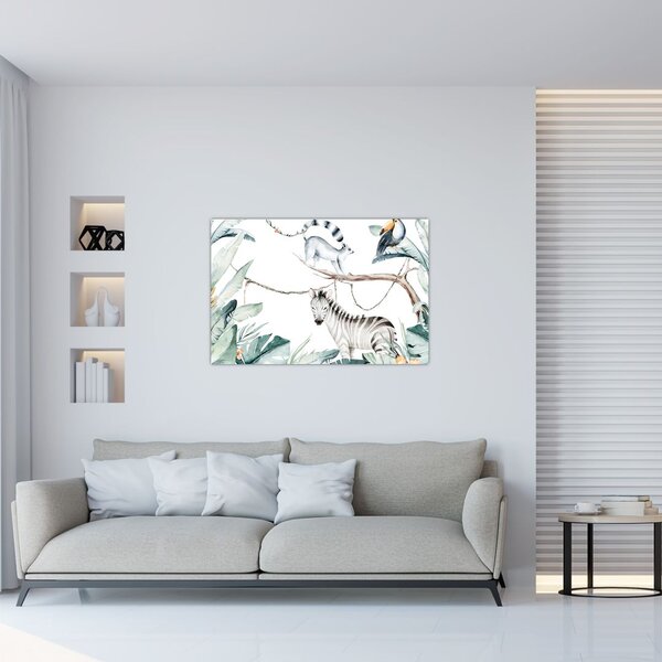 Slika - Eksotične živali (90x60 cm)