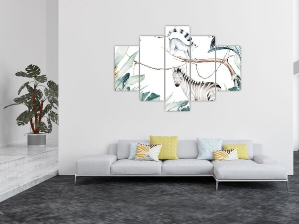 Slika - Eksotične živali (150x105 cm)