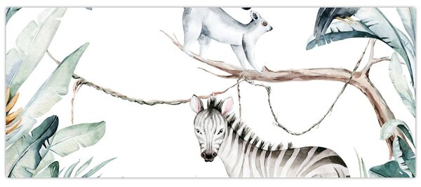 Slika - Eksotične živali (120x50 cm)