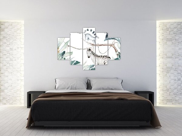 Slika - Eksotične živali (150x105 cm)