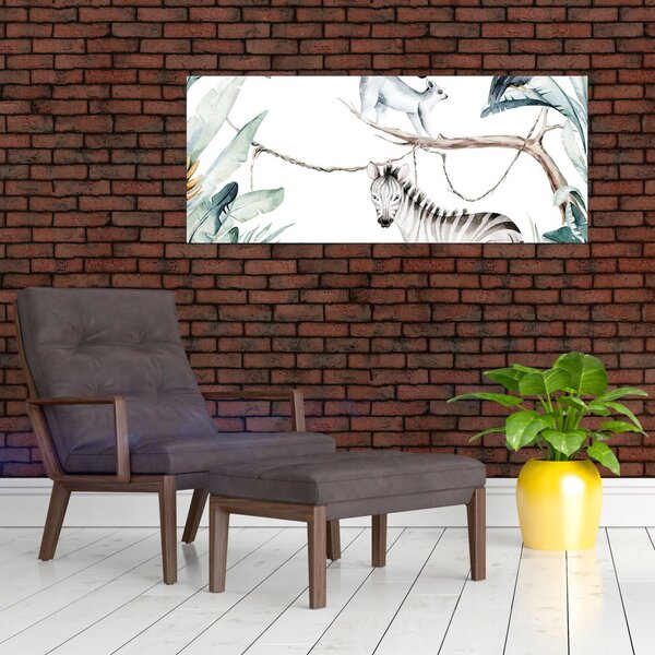 Slika - Eksotične živali (120x50 cm)