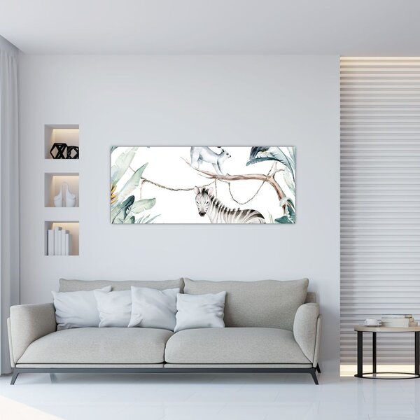 Slika - Eksotične živali (120x50 cm)