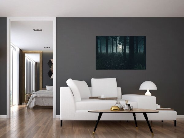 Slika - Praprot v mesečini (90x60 cm)