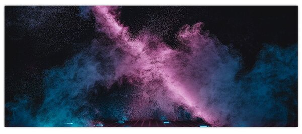 Slika - Rožnato moder dim (120x50 cm)