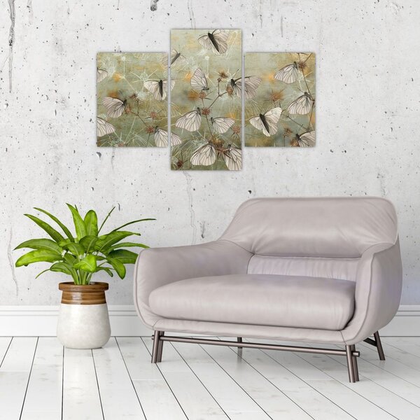 Slika - Vintage metulji (90x60 cm)