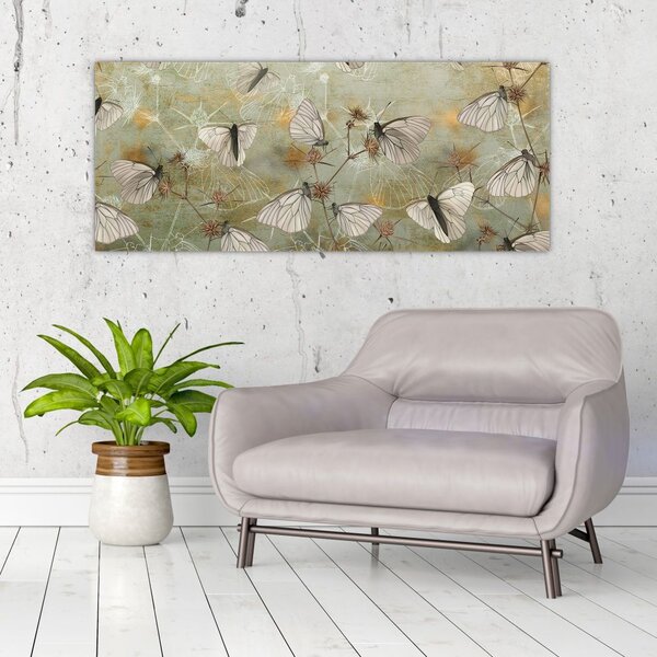 Slika - Vintage metulji (120x50 cm)