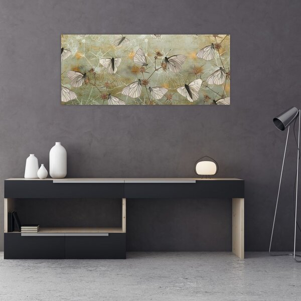 Slika - Vintage metulji (120x50 cm)