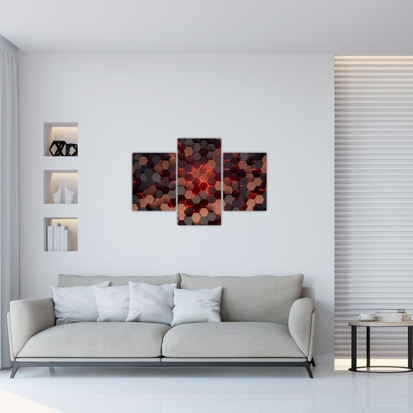 Slika - Futuristična abstrakcija (90x60 cm)