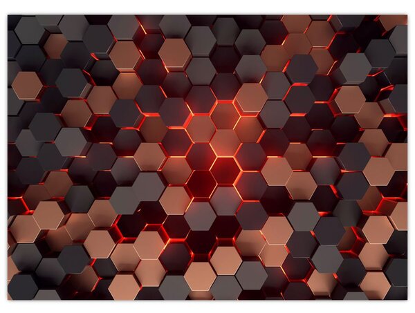 Slika - Futuristična abstrakcija (70x50 cm)