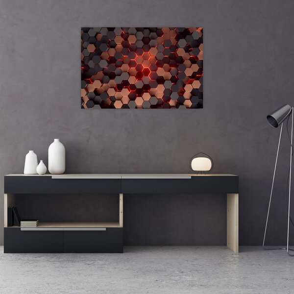 Slika - Futuristična abstrakcija (90x60 cm)