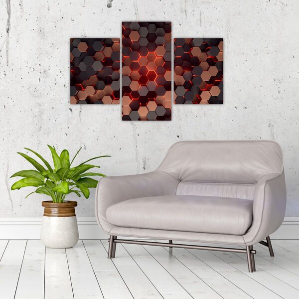 Slika - Futuristična abstrakcija (90x60 cm)