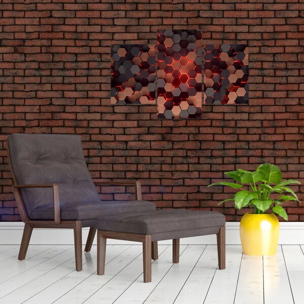 Slika - Futuristična abstrakcija (90x60 cm)