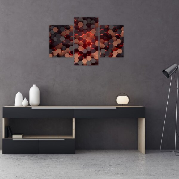 Slika - Futuristična abstrakcija (90x60 cm)