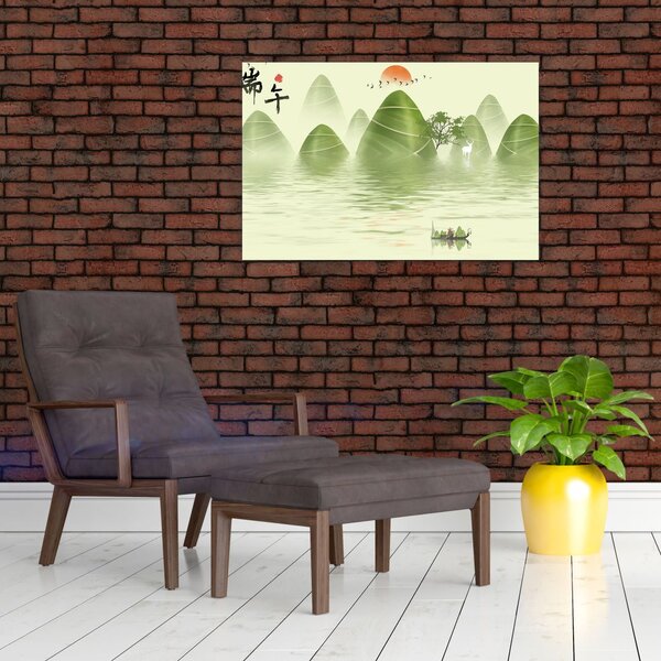 Slika - Dolina Zelenih gora (90x60 cm)