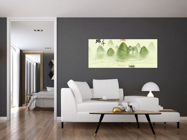 Slika - Dolina Zelenih gora (120x50 cm)