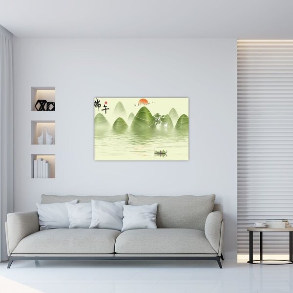 Slika - Dolina Zelenih gora (90x60 cm)