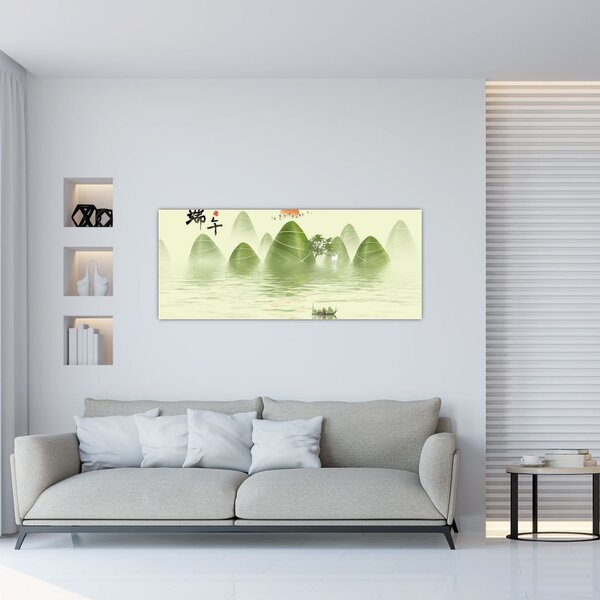 Slika - Dolina Zelenih gora (120x50 cm)
