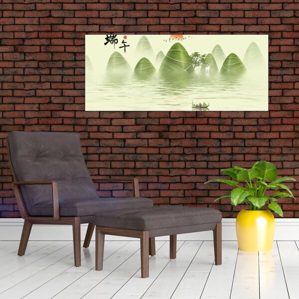 Slika - Dolina Zelenih gora (120x50 cm)