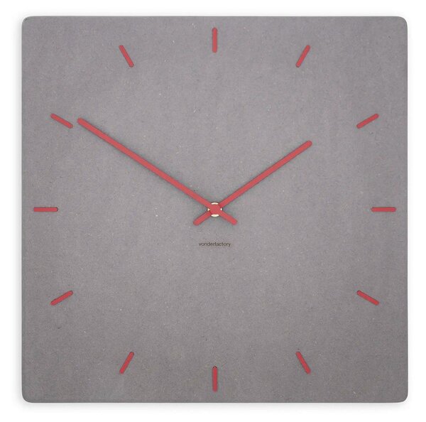 Zidni sat Luxhora Pura Square Light Grey 11 boja