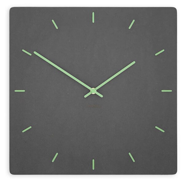 Zidni sat Luxhora Pura Square Black 11 boja