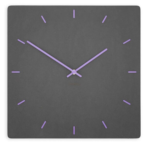 Zidni sat Luxhora Pura Square Black 11 boja