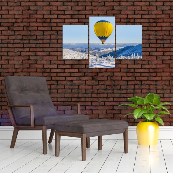 Slika - Let nad zimsko pokrajino (90x60 cm)