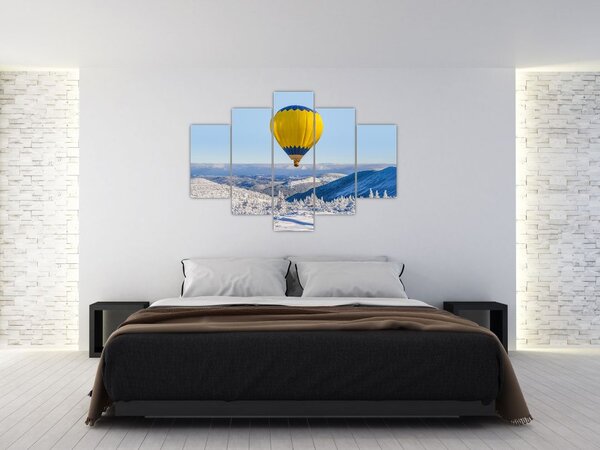 Slika - Let nad zimsko pokrajino (150x105 cm)
