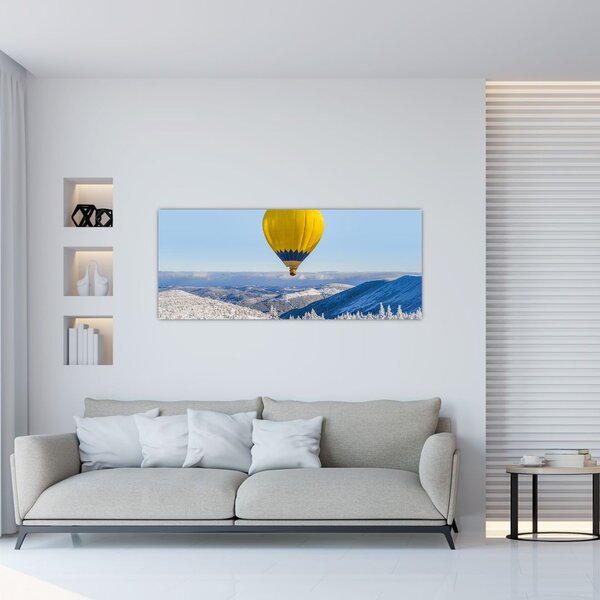 Slika - Let nad zimsko pokrajino (120x50 cm)