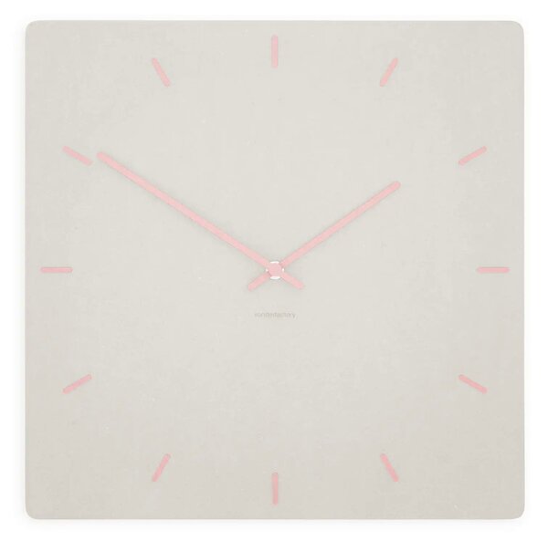 Zidni sat Luxhora Pura Square White 11 boja