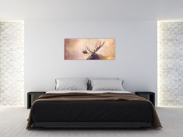 Slika - Gozd v jesenskem listju (120x50 cm)