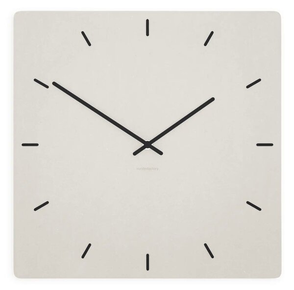 Zidni sat Luxhora Pura Square White 11 boja