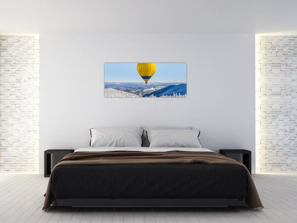 Slika - Let nad zimsko pokrajino (120x50 cm)