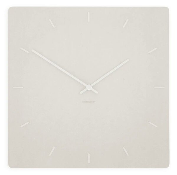 Zidni sat Luxhora Pura Square White 11 boja