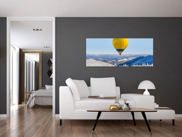 Slika - Let nad zimsko pokrajino (120x50 cm)
