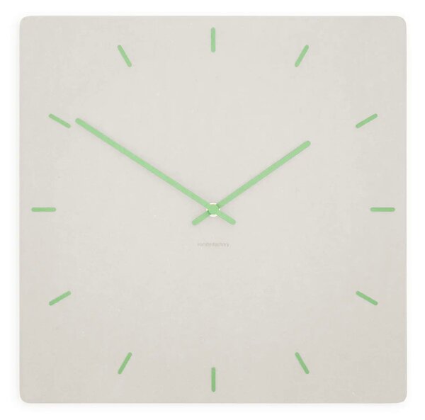 Zidni sat Luxhora Pura Square White 11 boja