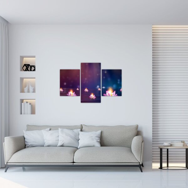 Slika - Čarobni lokvanji (90x60 cm)