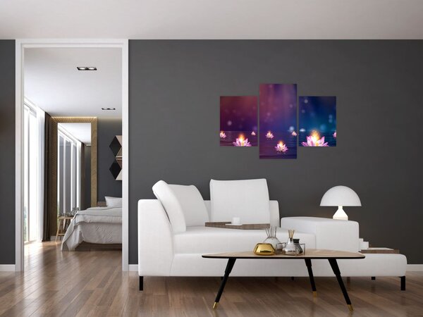 Slika - Čarobni lokvanji (90x60 cm)