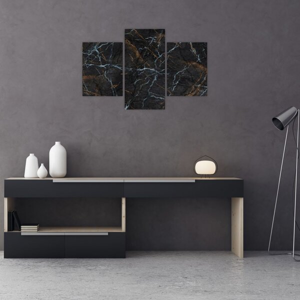 Poslikava - črni marmor (90x60 cm)