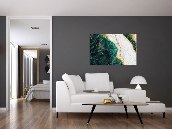 Slika - Turkizni marmor (90x60 cm)