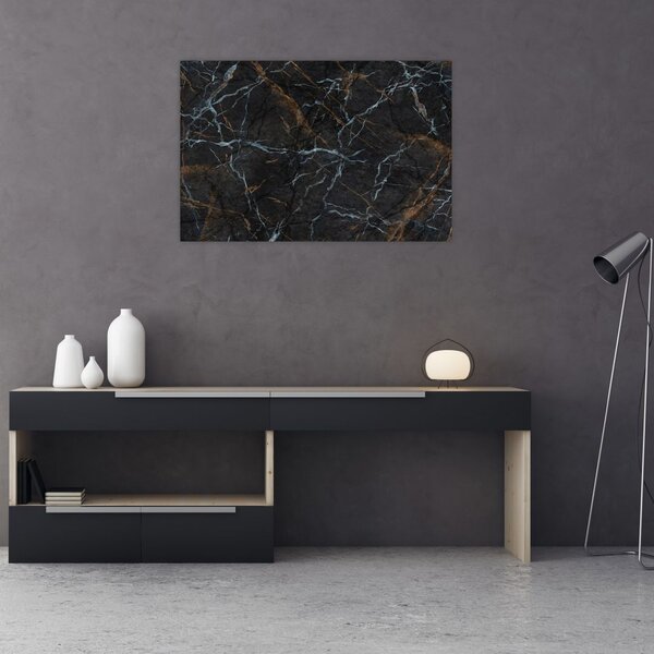 Poslikava - črni marmor (90x60 cm)