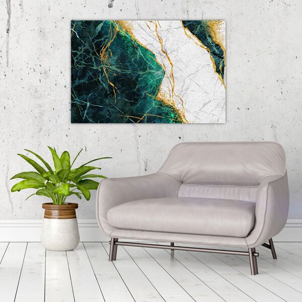 Slika - Turkizni marmor (90x60 cm)