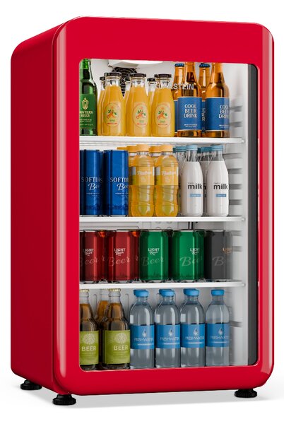 Klarstein Audrey Evo hladnjak za piće | 74 x 38 cm | LED unutarnje osvjetljenje | 95 W | 42 dB