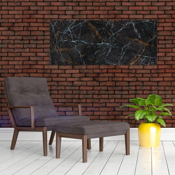 Poslikava - črni marmor (120x50 cm)