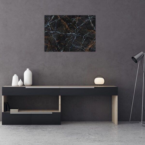 Poslikava - črni marmor (70x50 cm)