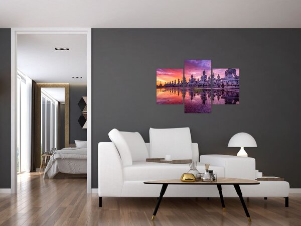 Slika - Bude v sončnem zahodu (90x60 cm)