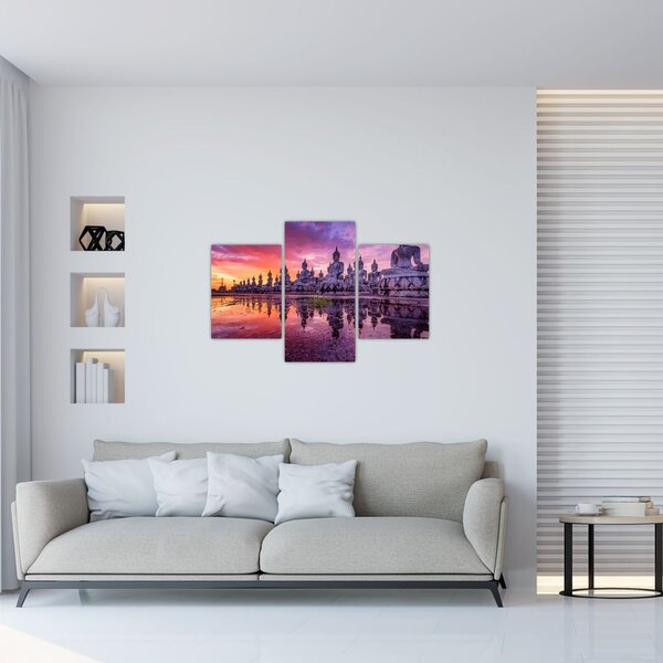 Slika - Bude v sončnem zahodu (90x60 cm)