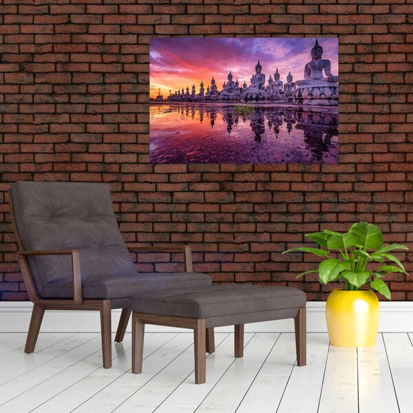Slika - Bude v sončnem zahodu (90x60 cm)